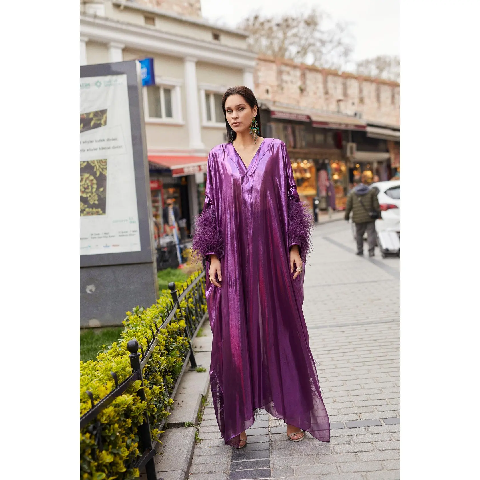 Nadia Coat in Violet