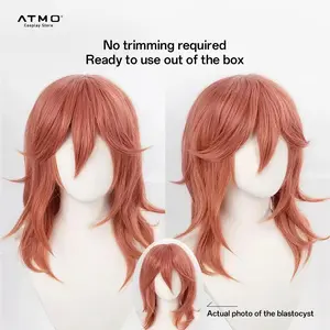 Angel Devil Cosplay Wig | Orange Red Gradient | Ready to Wear