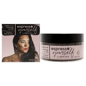 Koffee Beauty Coconut Coffee Scrub - Exfoliating Body And Face Scrub - Polish And Smooth Skin With Ease - Invigorate Senses With Coconut Fragrance Formula - For Naturally Radiant Skin - 4 Oz