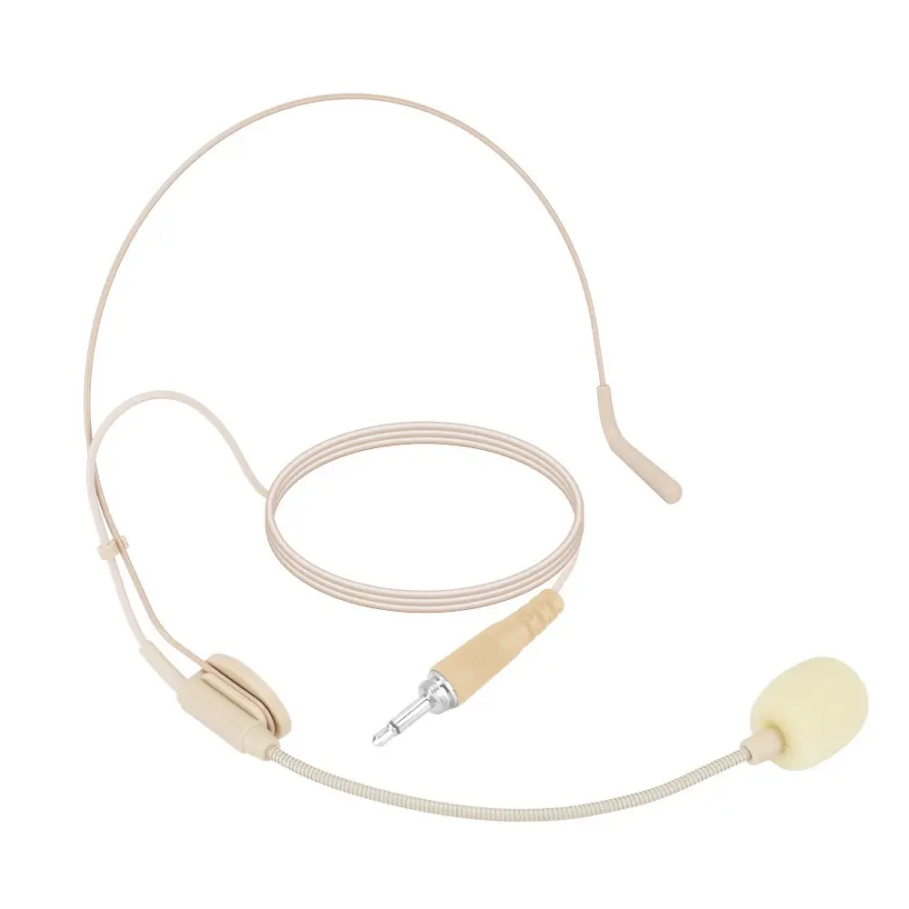 LMBGM H2 Headset Microphone with 3.5mm Connector, Hands-Free Lightweight Audio Headworn Mic for Voice Amplifier, Teachers, Fitness Instructor, Yoga Coach, Tour Guide, Classroom, Presentation and Public Speaking