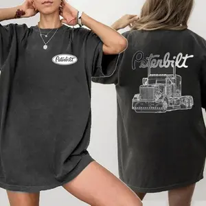 Retro Peterbilt Semi Truck Shirt, Classic American Diesel, Gift for Truck Enthusiasts, Truck Graphic