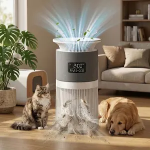 H13 True HEPA Air Purifier for Large Rooms up to 1076 sq. ft., 2-in-1 Pet Air Cleaner with Bonus Cat Scratcher Cover, 22 dB Ultra-Quiet for Sleep, Removes 99.97% of Odors, Dander, and Smoke, ETL/CARB Certified Air Purifying