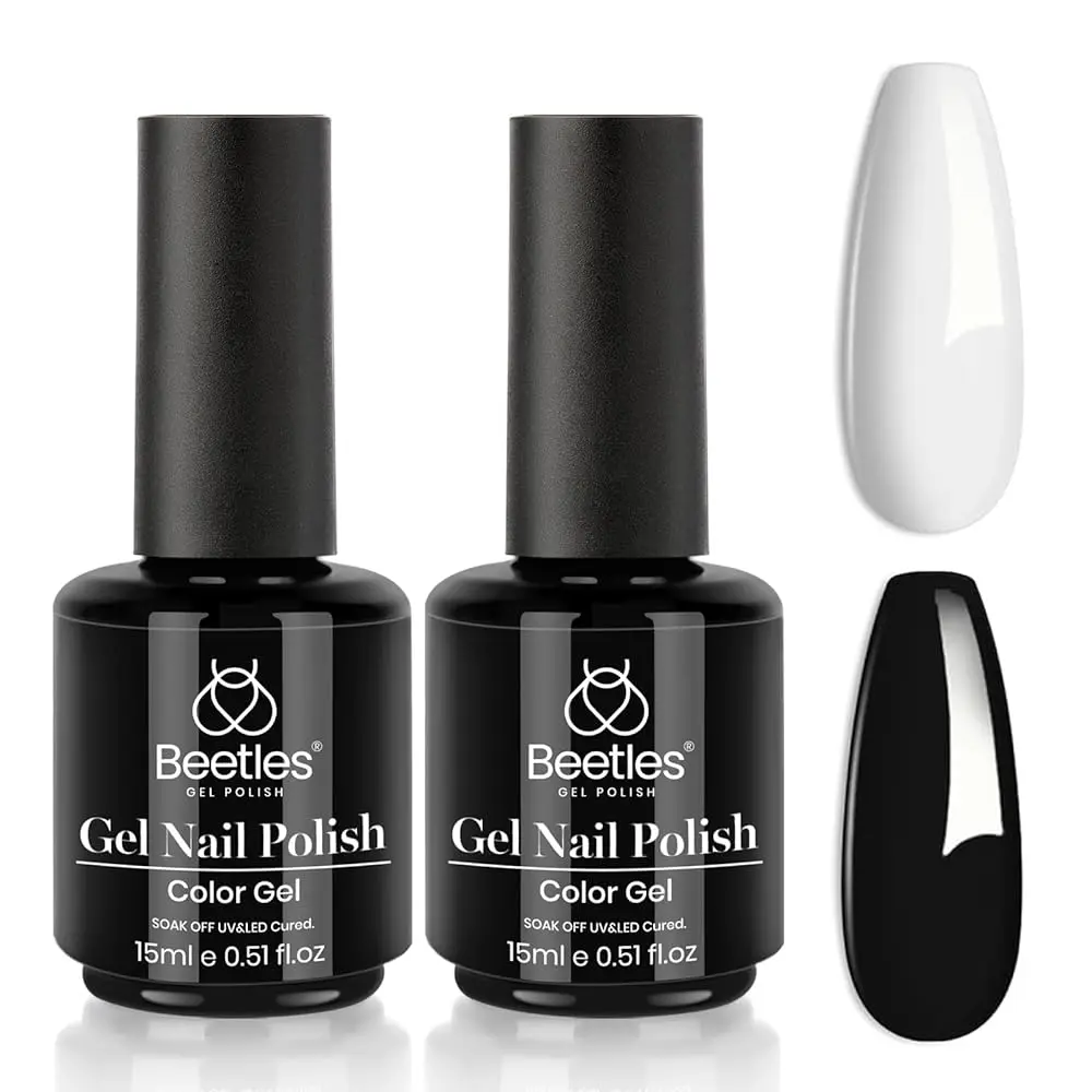 Beetles 1Color Gel Nail Polish,15ml Summer Soak Off UV Gel Polish French Nail Art Manicure Salon DIY Design at Home Gift for Woman Flawless Smooth  #TikTokShopBacktoSchool