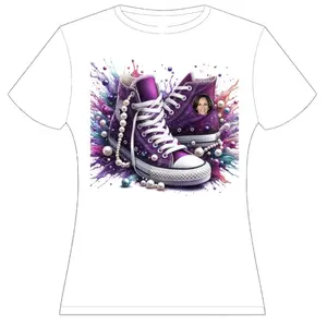 Sublimation Chucks & Pearl shirt   100% Polyester