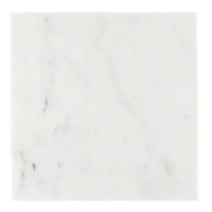 White Marble Footed Tray - 10" SQ