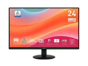 MSI 24 inch Full HD100Hz IPS FHD Adaptive Sync HDR Ready Computer Monitor for both work & causal gaming PRO MP242LE