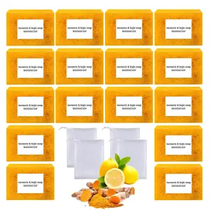 Fast orange soapLemon Turmeric Kojic Acid Soap Bars -XXXL Turmeric – Natural Lemon, Turmeric & Kojic Acid Soap for Face & Body, Gentle Cleansing for All Skin Types, Ideal for Daily Use
