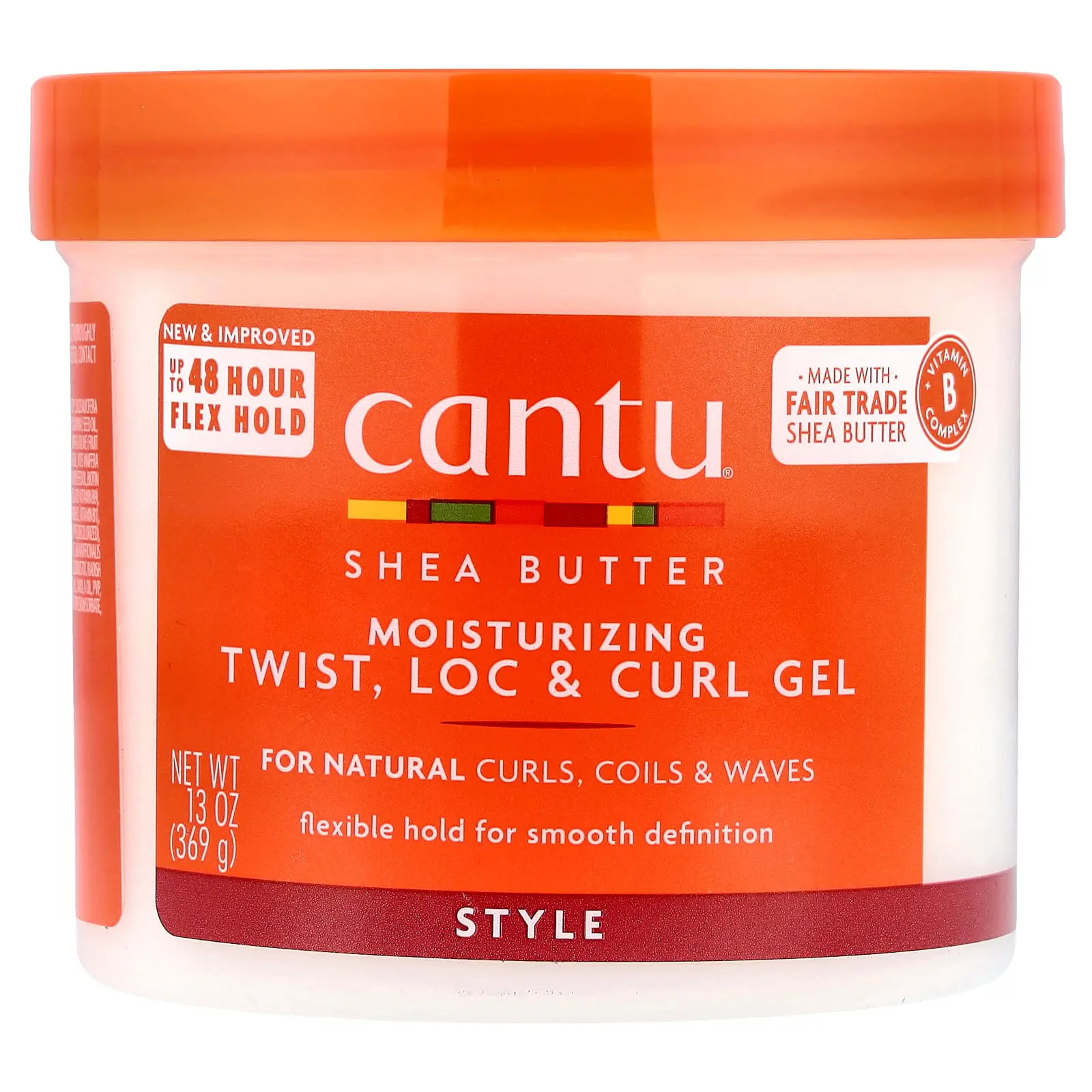 Cantu Shea Butter, Moisturizing Twist, Lock & Curl Gel, 13 oz (369 g)