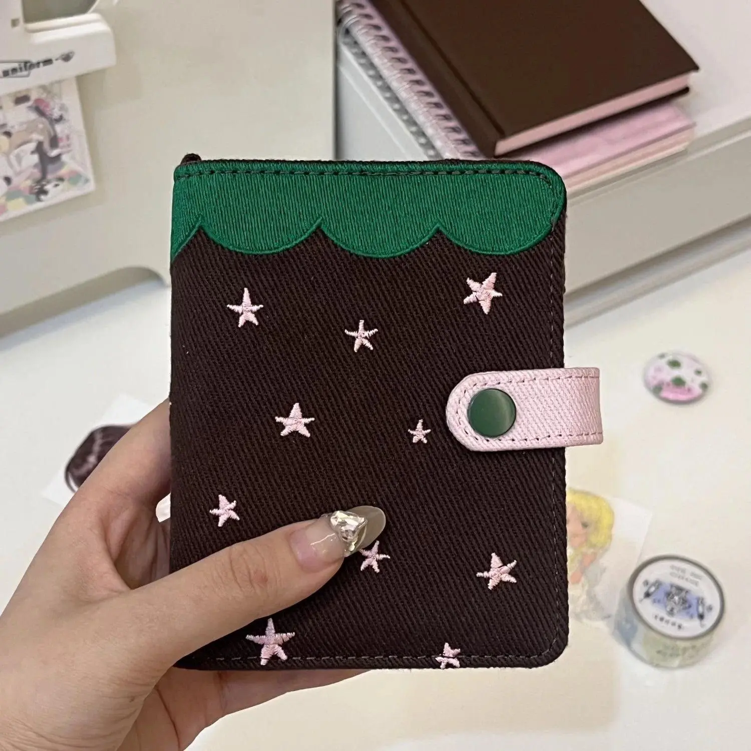 Type B Strawberry Themed M5 Series Portable Notebook Planner - Colored Pages, Blank Pages, Yearly Plan, Daily/Weekly Agenda, Home Supplies Stationery for Students