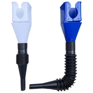 2-Piece Multi-Functional Automotive Oil Funnel Set, Flexible Hose & Filter Included, Expandable No-Drip Design, Ideal for Car Motorcycle Engine Fluid Transfer, Car Repair Tool