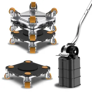 ONEON Furniture Mover Pro Set - Enhanced Dolly and Lifter with Custom TPE Wheels for Easy Furniture Lifting and Moving - Professional Tool for Effortless Furniture Transport