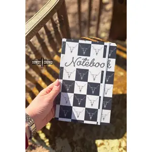 Checkered Skull Notebook