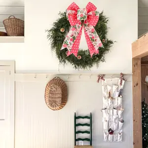 Spring Small Flowers Decoration, Blue Polka Dot, Perfect for Wedding Birthday Bridal Shower Party Easter Mother's Day