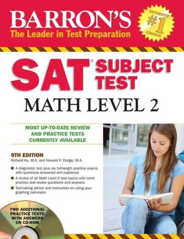 USED-Barron's SAT Subject Test Math Level 2 by Richard Ku M.A. (Paperback)