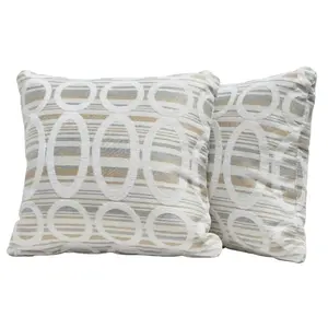 SEEHILL Water-resistant Outdoor Throw Pillow Set of 2, Fade-resistant, Stain-resistant for Indoors and Outdoors with  Extra-thick Padding, Build  For Last outdoorfun