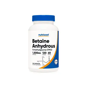 Nutricost Betaine Anhydrous (TMG) Capsules - Metabolic Healthcare Supplement