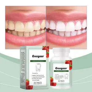 Advanced Dental Probiotic Tablets with Fructooligosaccharides & Stevia for Oral Health 120 Count Dietary Supplement - Edible Healthcare Fitness blue spirulina water lemon balm tinctures vitamin water