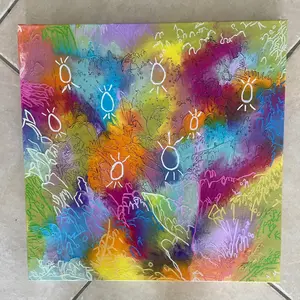 Spring Hatch 18x18 inch painting