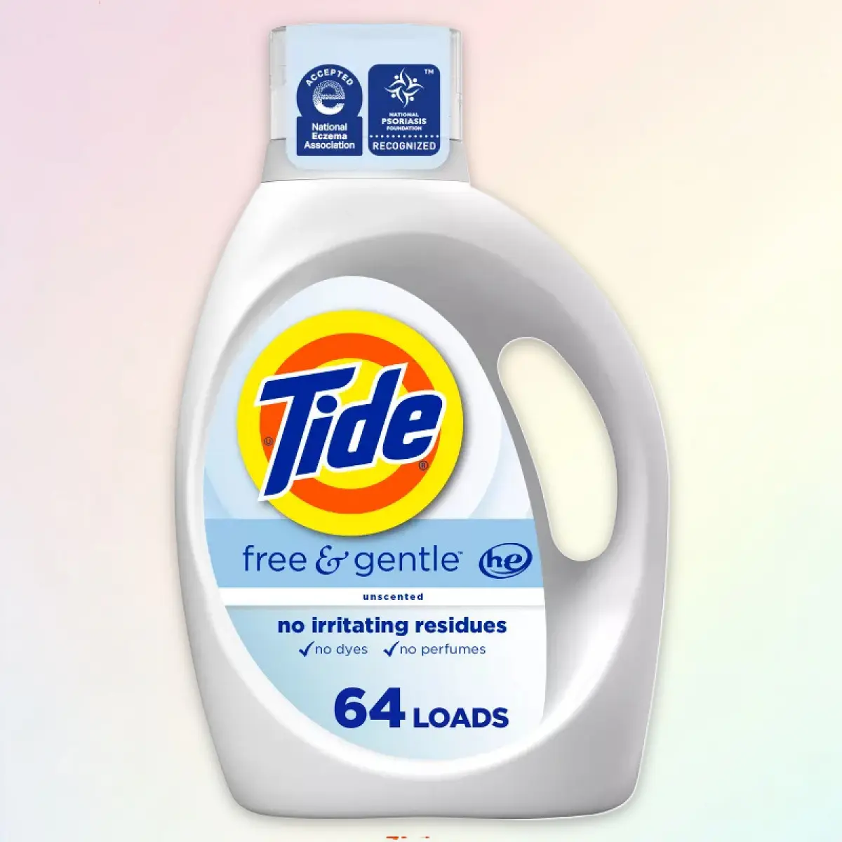Tide Laundry Detergent Free & Gentle HE Liquid Laundry Soap