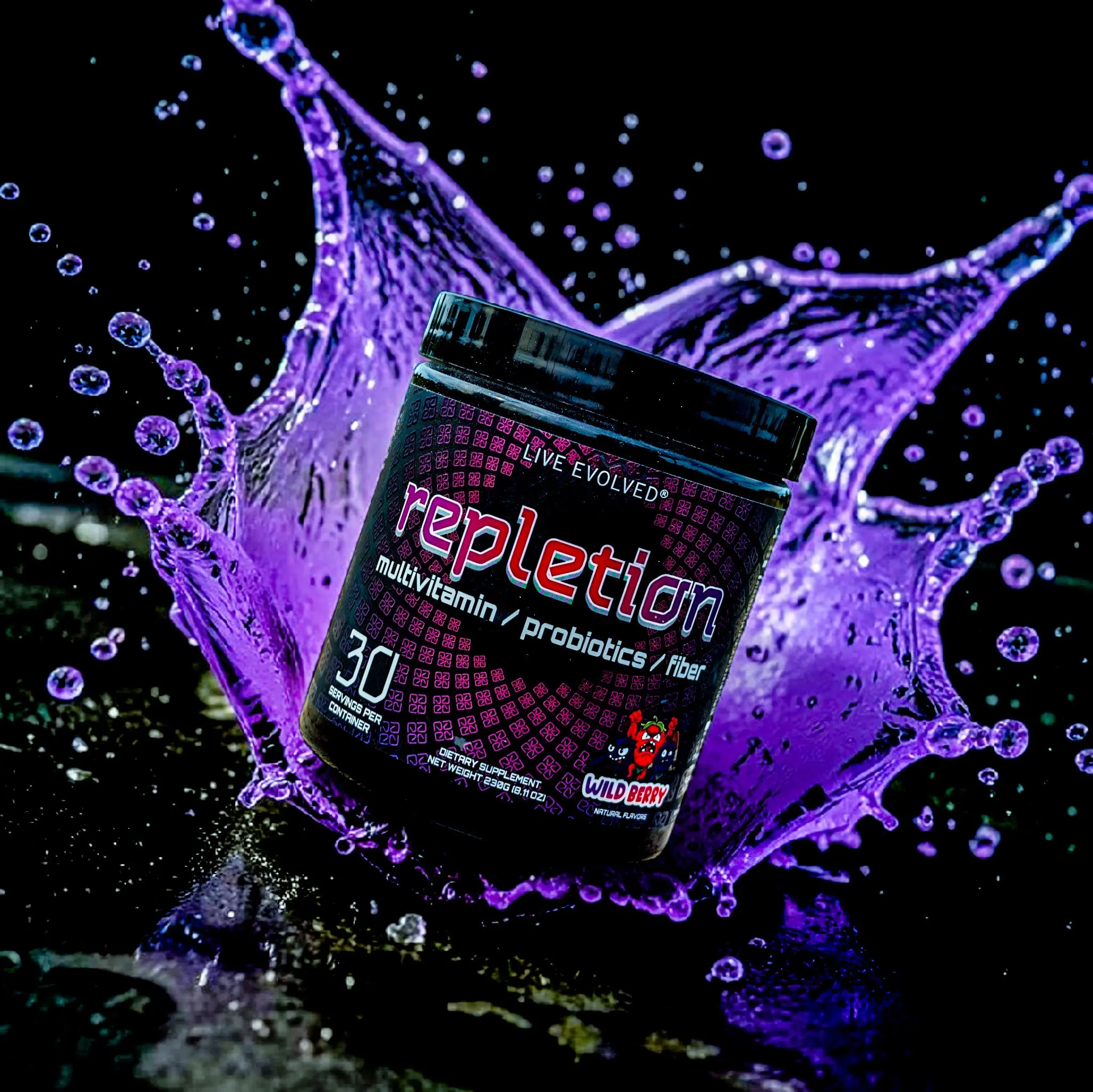 Repletion – Powdered Multivitamin, Probiotics, Fiber