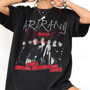 Kpop Arirang World Tour 2026 Vintage Comfort Tee Fan Shirt Unisex