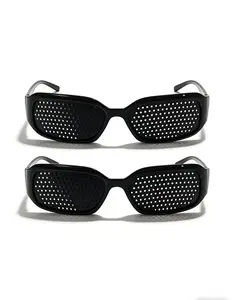 two piece -Unisex Pinhole Glasses for Vision Training