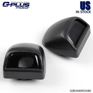 License Plate Light Lamp Lens Black Rear Bumper Mount Each Fit For Chevy GMC