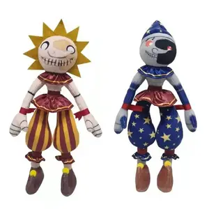 2024 New Fnaf Sundrop Plush Toys, Security Breach, Sunrise, Moondrop, BOSS Goat Plush Toy Game Dolls, Gift, 28CM
