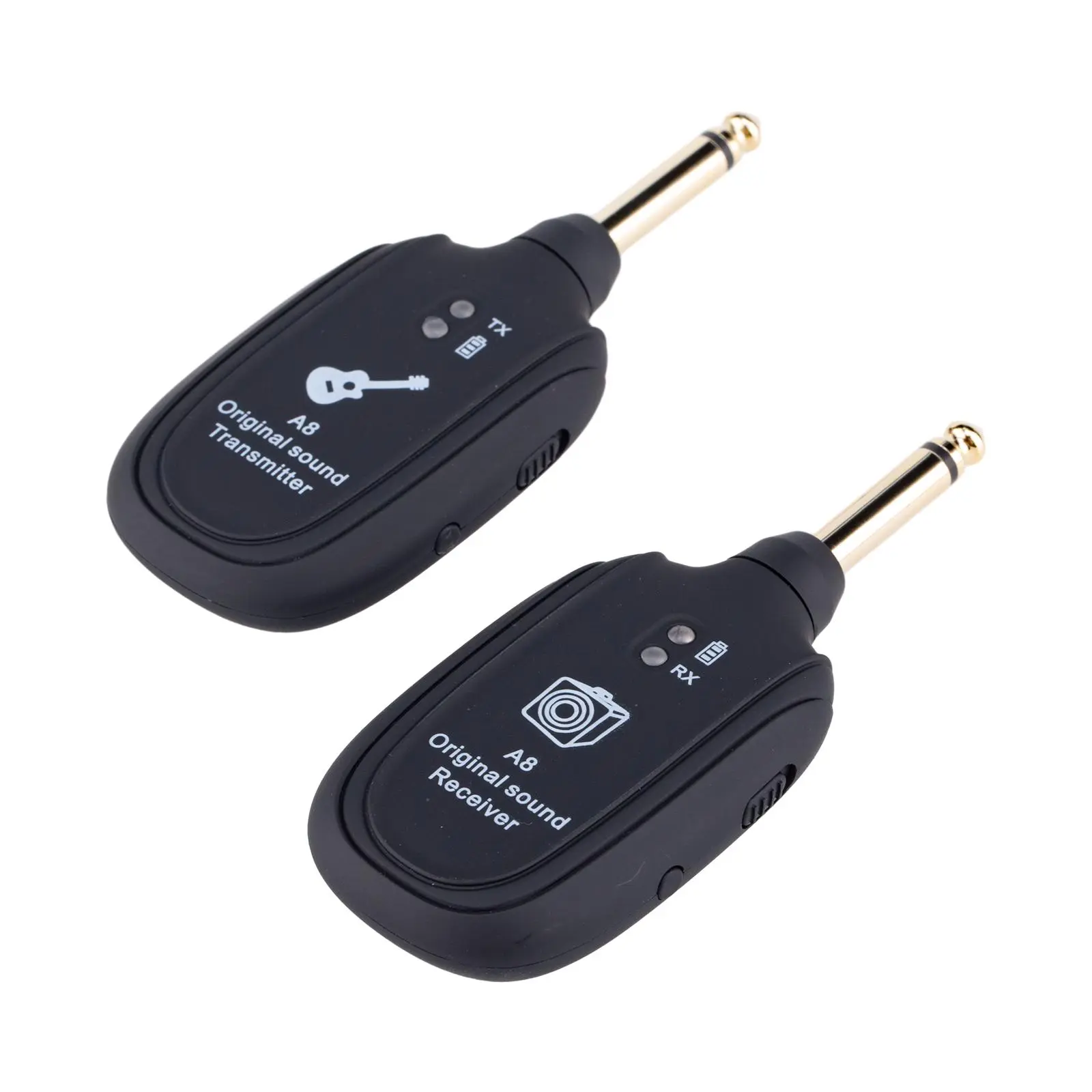 Guitar Wireless Receiver, Electric Harmonica Connector, Musical Instrument Audio Transmitter for Performance, Bluetooth-compatible Guitar Receiver