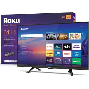 24-Inch Roku Smart TV 2026 Select Series - 720p HD Flat Screen LED Television with Voice Remote, Wi-Fi Streaming, Bluetooth Headphone Mode (for Live Local News, Sports)