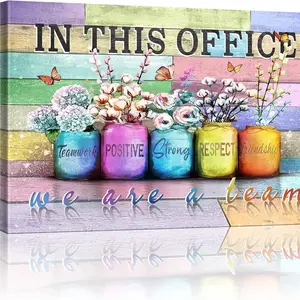 Inspirational Wall Art For Office Pictures For Wall Office Wall Decor For Women Motivational Wall Art For Office Decor Teamwork Quote Wall Art In This Office Wall Decor Artwork Wall Art Decoration Dopamine Decor Framed 12x16 Inch