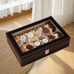 Luxury Watch Storage Box Organizer, Large Capacity Anti-Oxidation Multi-Functional Design, Elegant High-End Display Case for Watches, Watch Protector