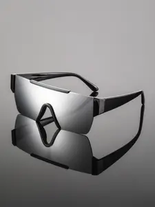 Men's Cyberpunk Style Sunglasses, Luxury Brand Designer Vintage Sun Glasses, Durable PC Frame and Lenses, Unisex Fashion Eyewear