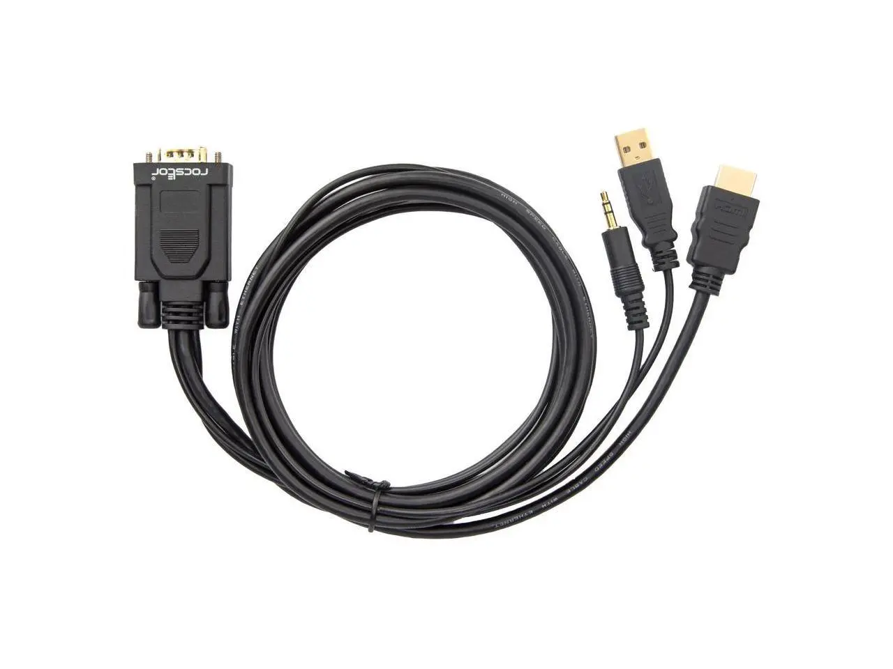 Rocstor 6ft HDMI/VGA Video Cable 15PIN Y10C264B1