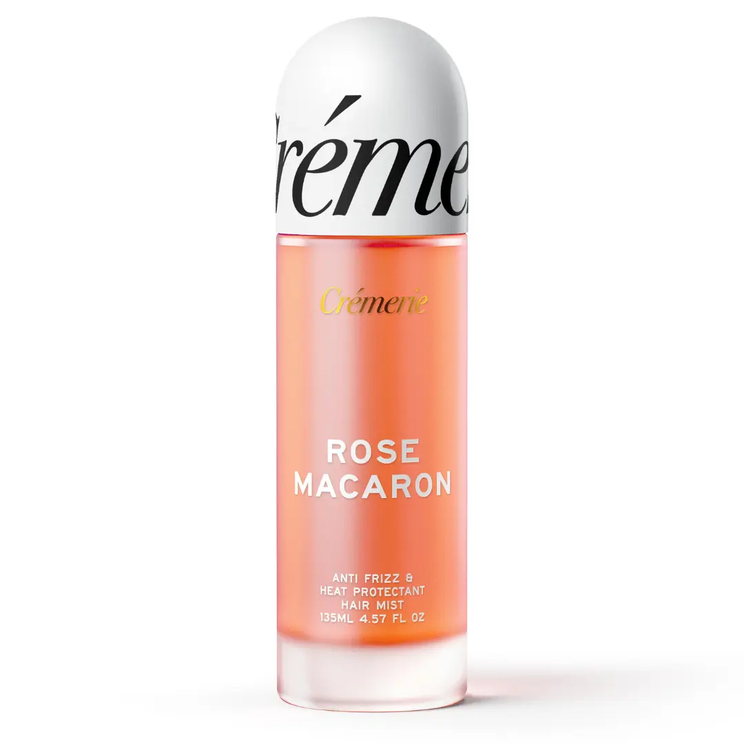 Cremerie Rose Macaron Hair Mist | Fresh Floral Gourmand | Heat Protectant & Anti Frizz