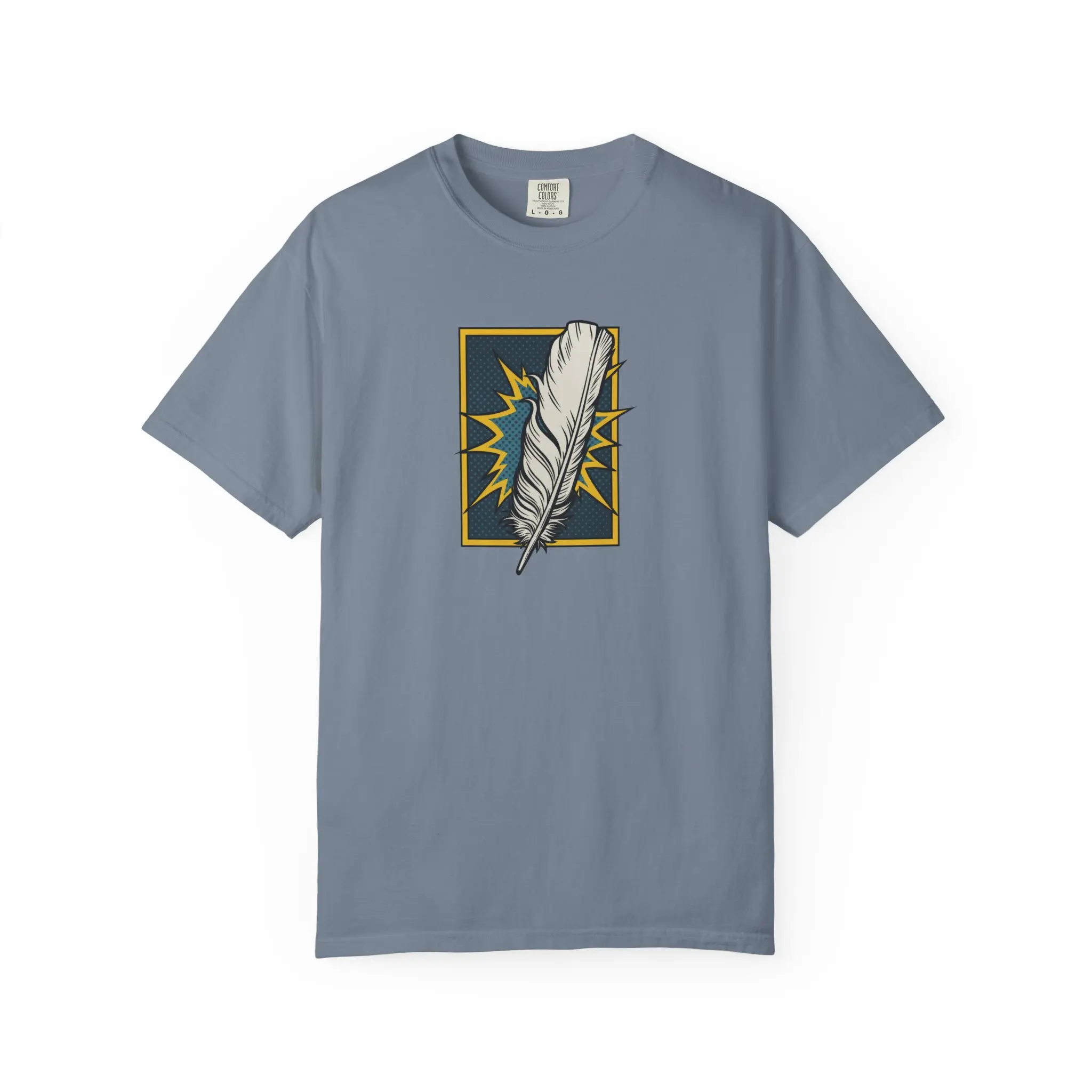 Feather Graphic Unisex T-Shirt, Casual Wear, Bohemian Style, Great for Gifts, Perfect for Summer Festivals Cotton Fabric