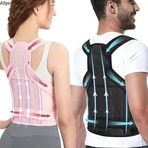 Posture Corrector for Women and Men, Adjustable Back Support Brace for Upper Back, Shoulder and Neck Pain Relief, Breathable Posture Trainer for Daily Wear and Office Use
