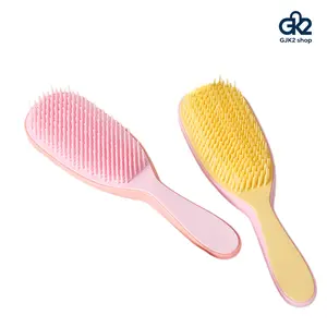 Viral TikTok Air Cushion Massage Hair Brush - Anti-Tangle Detangling Hair Tools with Soft TPEE Bristles, Scalp Massager for Wet & Dry Use, Headband Lace Compatible