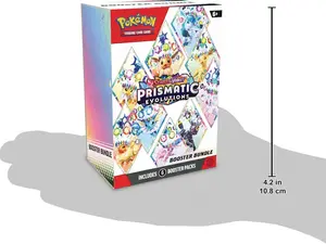 Pokemon TCG: Scarlet & Violet - Prismatic Evolutions Booster Bundle, 1 Set