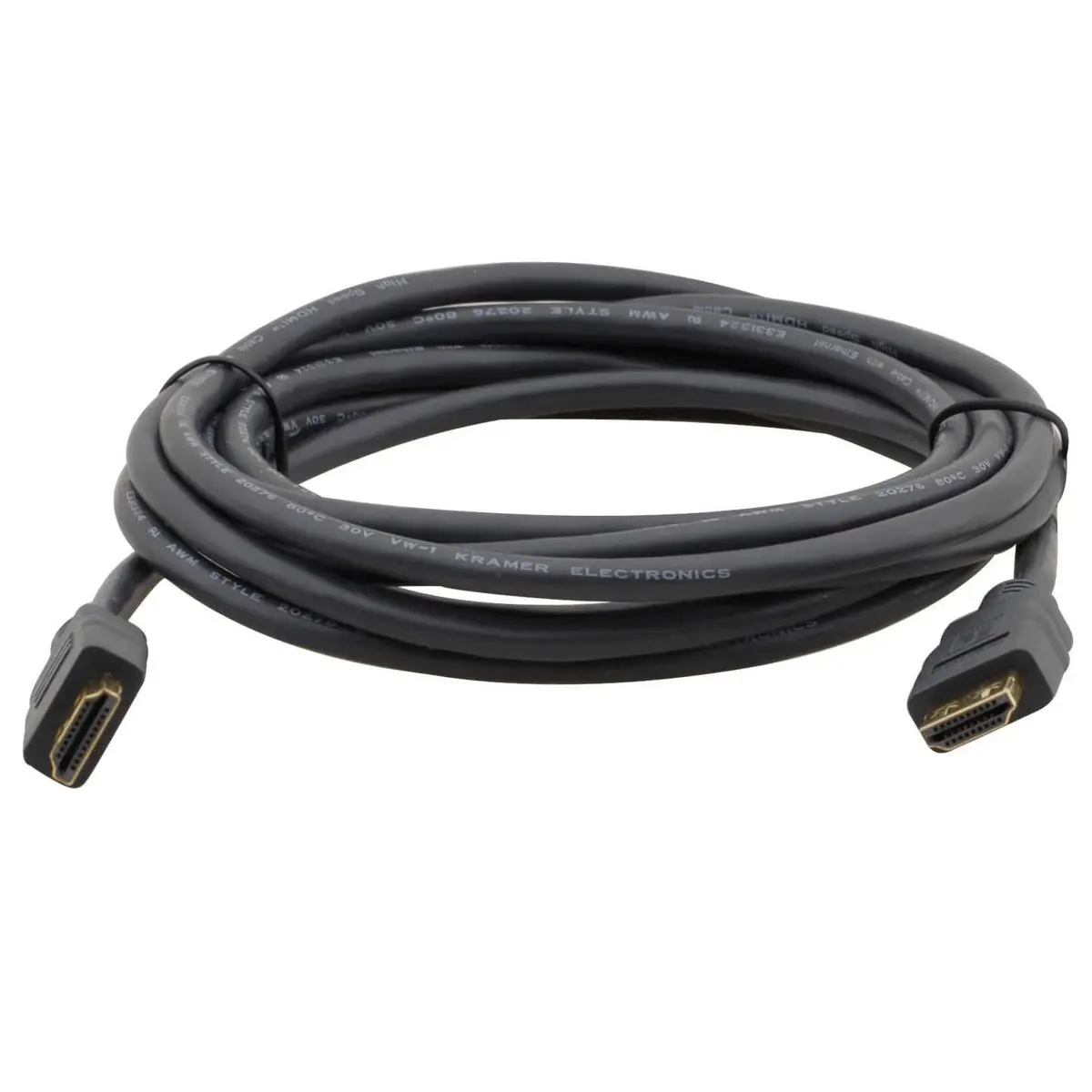 Kramer Electronics C-MHM/MHM Flexible High-Speed HDMI Cable with Ethernet, 2', Gray