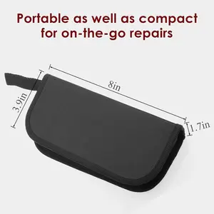 Watch Repair Kit (147 Pieces) - Professional Service Set with Carry Case & User Manual - Battery, Band, Strap, Link Pin, Spring Bar, Back Remover & Replacement