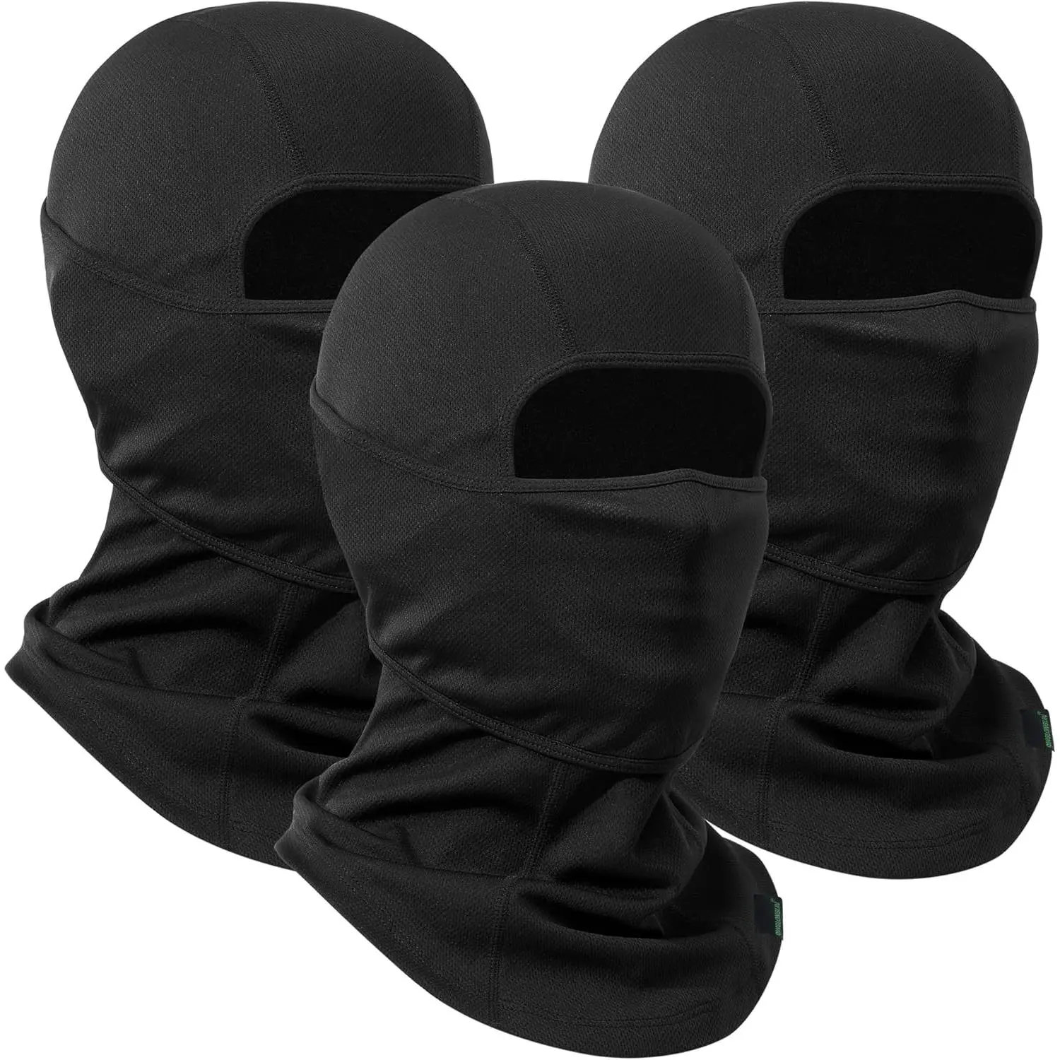 3-Pack Stretch Balaclava, Versatile Neck Gaiter for Hiking, Skiing & Cycling - All-Season Base Layer Multipack for Teens & Adults, Great Value