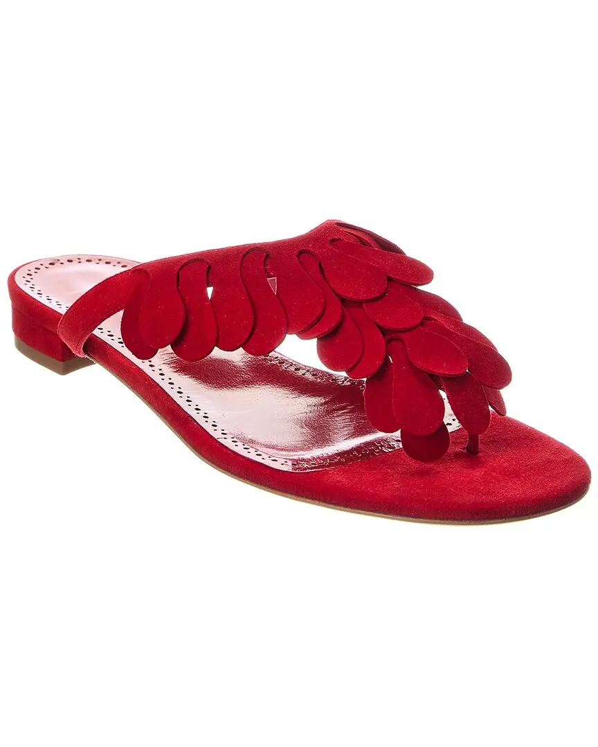Manolo Blahnik Tamako Suede Sandal