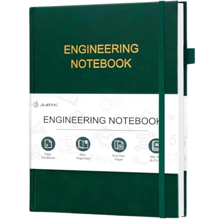 Engineering Graph Paper Notebook - Office Stationery for Project Organization, Lab Logging
