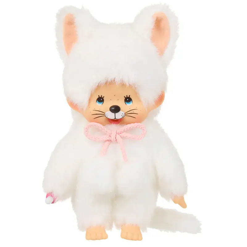 Monchhichi White Cat Plush