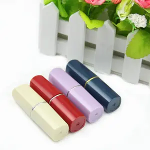 Useful secret lipstick-shaped medicine stash box holder organizer for pills