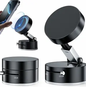 Magnetic   Stand, Adjustable & Foldable, Strong Suction Cup, Vacuum Adsorption, Portable Multifunctional Mobile  Stand for  & Multi-Scene Use vacuum magnetic anti-slip base  accessory strong magnet vacuum magnetic  holde 360phone mounts cellphone