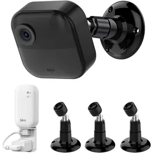 - Blink Outdoor Camera Mount,Compatible with Blink Outdoor Camera(4th &3rd Gen),360  Adjustable Mount with Sync Module Outlet Holder for Blink Cam System (Black,3Pack)