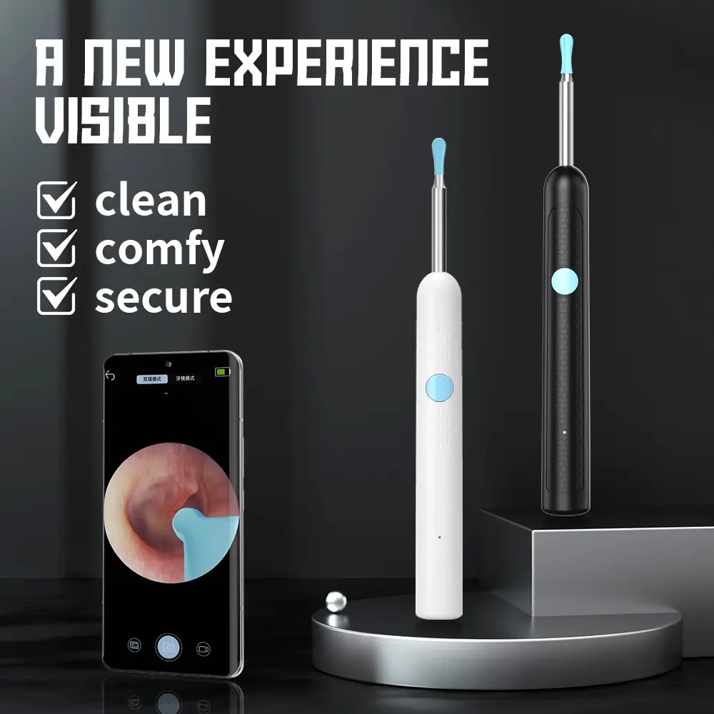 HD Otoscope Ear Cleaner Kit - USB-C Charging Endoscope, Sticks, Picks for Youth - Beauty & Personal Care Earwax Removal Beauty Products Essential