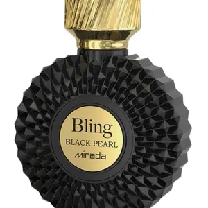 Mirada Bling Black Pearl Eau de Parfum 3.4oz Jasmine Scented Perfume with Cinnamon Pear & Mandarin Top Notes 100ml Liquid UAE Made